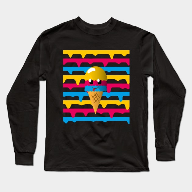 ice cream Long Sleeve T-Shirt by Soozy 